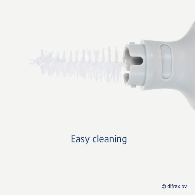 Difrax Startersset 2: 3 Fles Fles 5 Speen En Flesborstel - Difrax - Babywinkel - 8711736557318