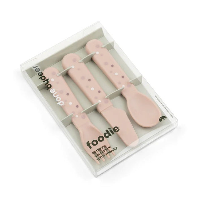 Done by Deer Baby Bestekset Happy Dots Powder - Done by Deer - Babywinkel - 5712643047728