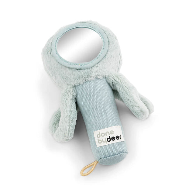 Done by Deer Rammelaar Met Spiegel Jelly Blue - Done by Deer - Babywinkel - 5712643034162