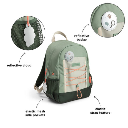 Done By Deer Rugtas Tiny Trails Green 13L koop je bij Babywinkel