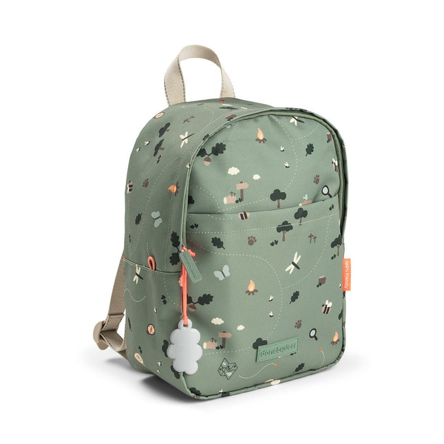Done By Deer Rugtas Tiny Trails Green 7,5 liter koop je bij Babywinkel