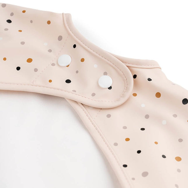 Done by Deer Slabbetje Met Mouwen Happy Dots Powder - Done by Deer - Babywinkel - 5712643029670