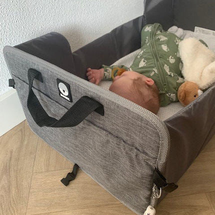 Dooky Campingbedje Baby Grey Melange - Dooky - Babywinkel - 5038278003947