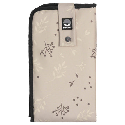 Dooky Verschoningsmat 3 In 1 Romantic Leaves Beige - Dooky - Babywinkel - 5038278011676