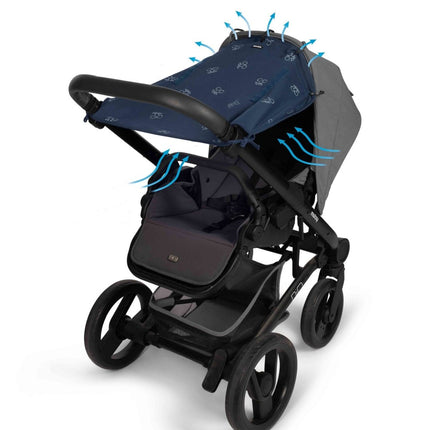 Dooky Zonnekap Universeel Blue Cherry - Dooky - Babywinkel - 5038278011867