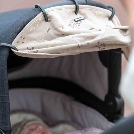 Dooky Zonnekap Universeel Leaves Beige - Dooky - Babywinkel - 5038278011881
