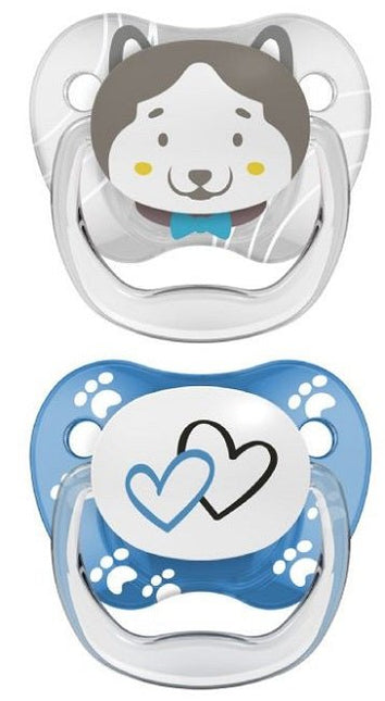 Dr. Brown's Speen Fase 2 Blauw 2 - pack animal faces - Babywinkel - 072239311967