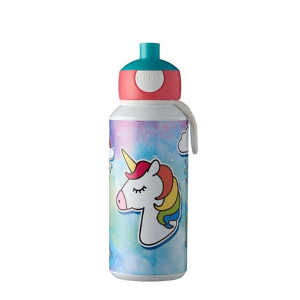 Drinkfles Pop - Up Campus 400ml Unicorn - Babywinkel - 8711269957203