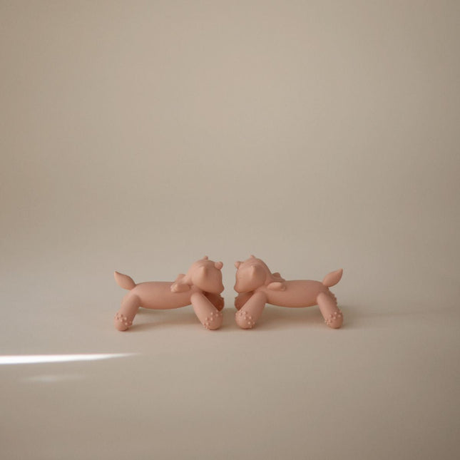 FIGURINE TEETHERS Roze - Mushie - Babywinkel - 840355800791