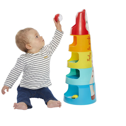 <tc>Sophie de Giraf</tc> Zestaw klocków Giraffe Giant Tower