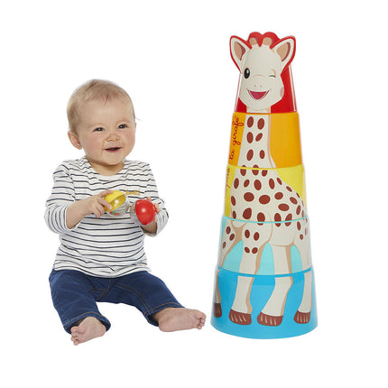 <tc>Sophie de Giraf</tc> Zestaw klocków Giraffe Giant Tower