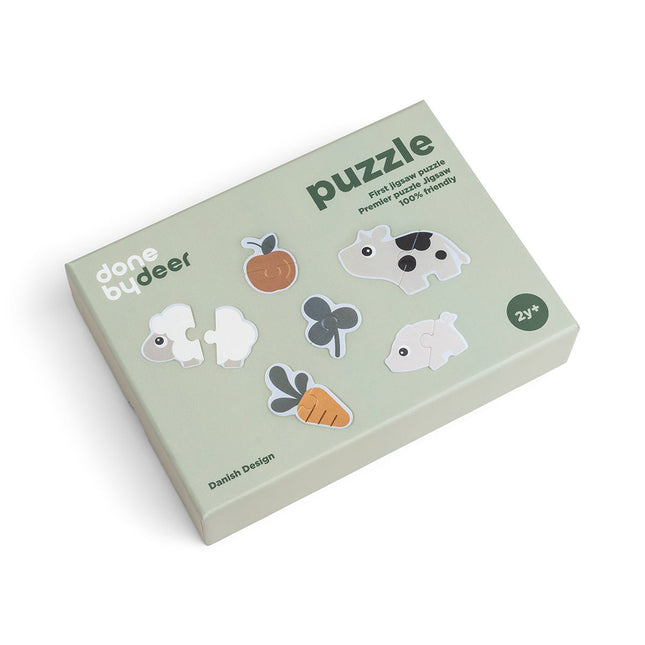 First jigsaw puzzle set Tiny farm - Babywinkel - 5712643057536