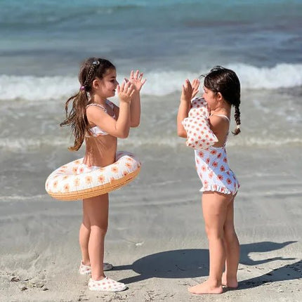 Floral Love Zwemband Wit Oranje koop je bij Babywinkel