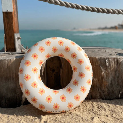 Floral Love Zwemband Wit Oranje koop je bij Babywinkel