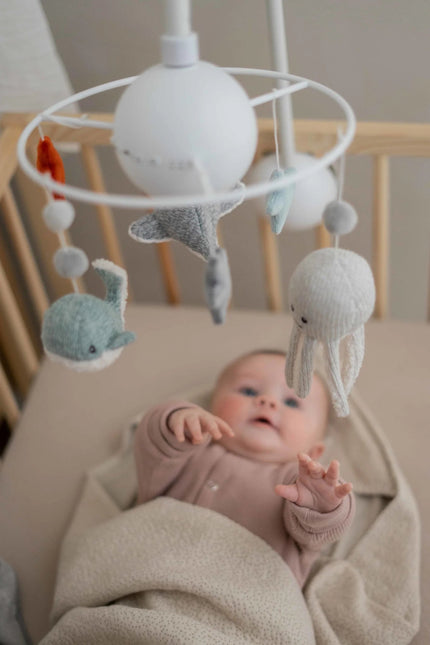 Flow Amsterdam Muziekmobiel Ocean White koop je bij Babywinkel