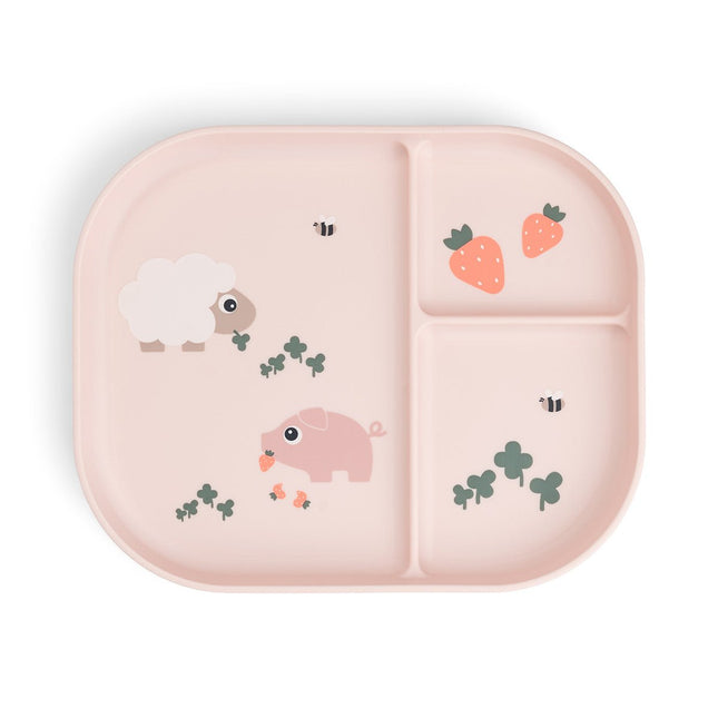 Foodie compartment plate Tiny farm - Babywinkel - 5712643055310