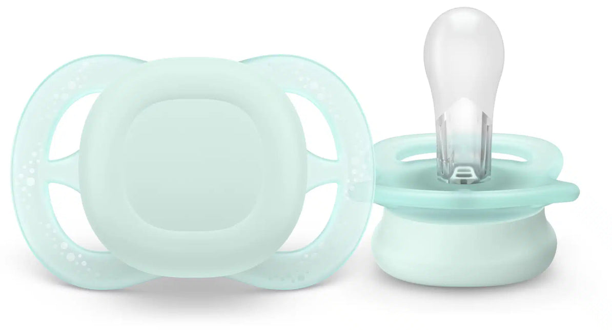 Fopspeen +0M Ultra Start Groen/Blauw - Babywinkel - 8720689027953
