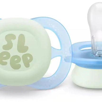 Fopspeen +0M Ultra Start Night Groen/Blauw - Babywinkel - 8720689028066