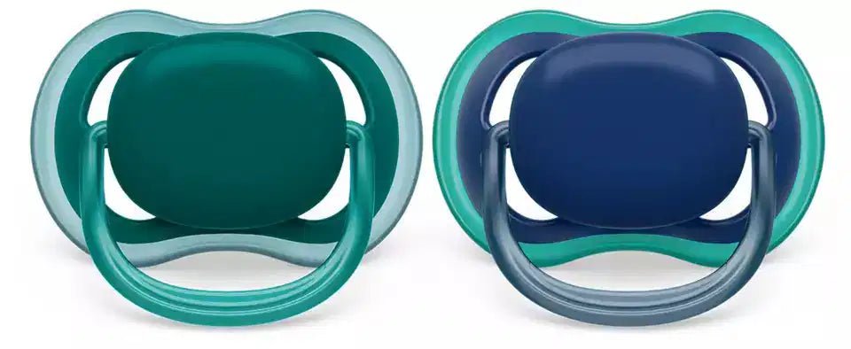 Fopspeen +6M Ultra Air Nachtblauw Groen - Babywinkel - 8720689020169
