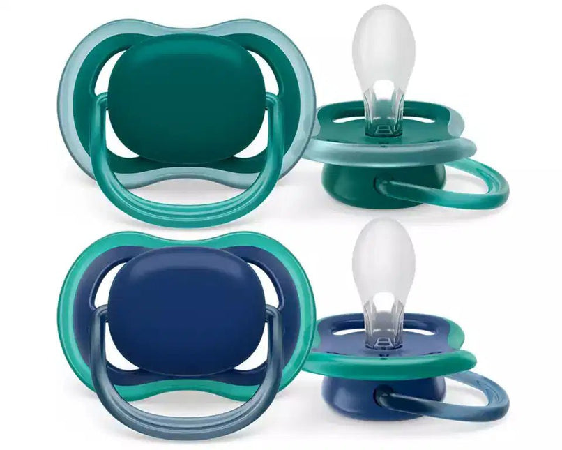 Fopspeen +6M Ultra Air Nachtblauw Groen - Babywinkel - 8720689020169
