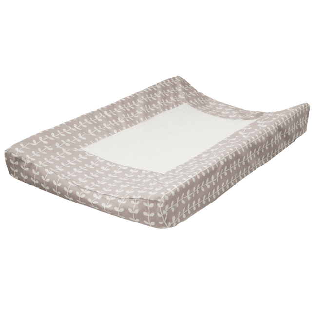 Fresk Aankleedkussenhoes Leaves Grey - Fresk - Babywinkel - 8718754236096