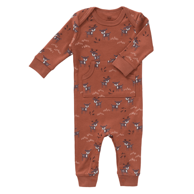 Fresk Baby Pyjama Deer Amber Brown koop je bij Babywinkel