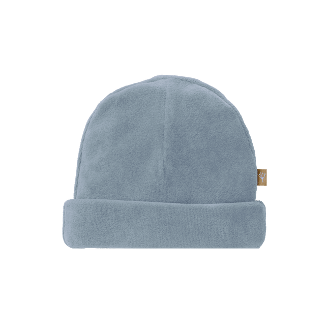 Fresk Babymutsje Velours Blue Fog - Fresk - Babywinkel - 8720574694468