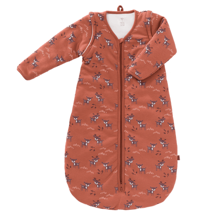 Fresk Slaapzak Baby Deer Met Afritsbare Mouw Amber Brown 90cm - Fresk - Babywinkel - 8720574692143