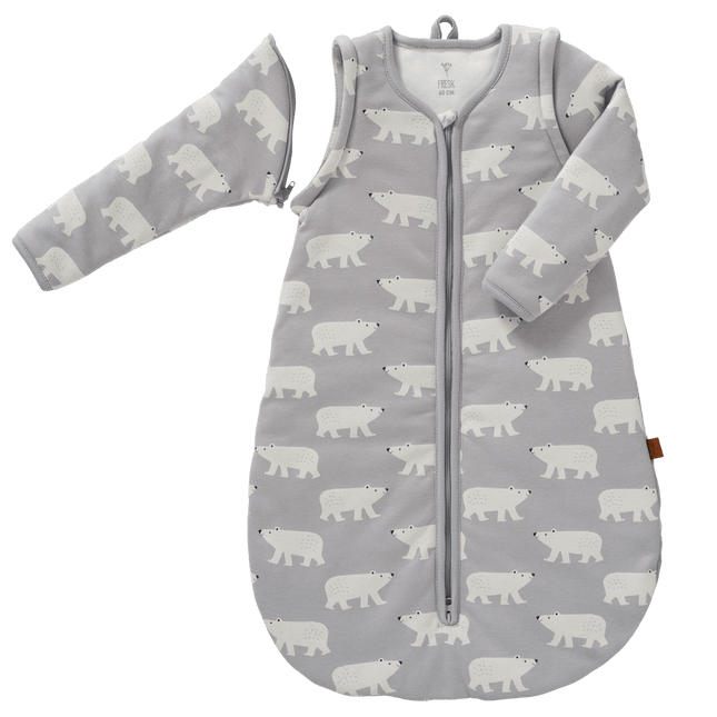 Fresk Slaapzak Baby Interlock Met Lichte Voering Polar Bear 60cm koop je bij Babywinkel