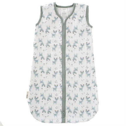 Fresk Slaapzak Baby Muslin Deer Forest Green 2 - laags - Fresk - Babywinkel - 8718754235280