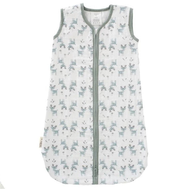 Fresk Slaapzak Baby Muslin Deer Forest Green 2 - laags - Fresk - Babywinkel - 8718754235280