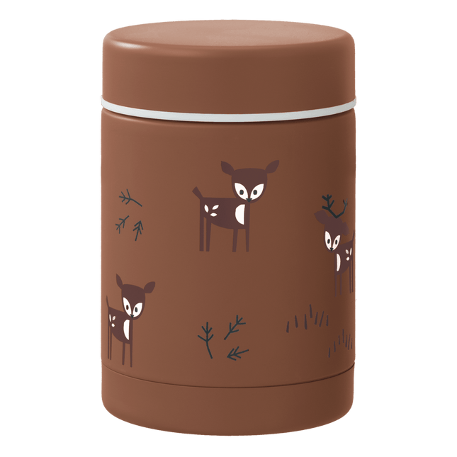 Fresk Thermosbak Deer Amber Brown 300ml - Fresk - Babywinkel - 8720574694819