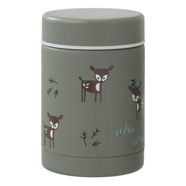Fresk Thermosbak Deer Olive 300ml - Fresk - Babywinkel - 8720574694840