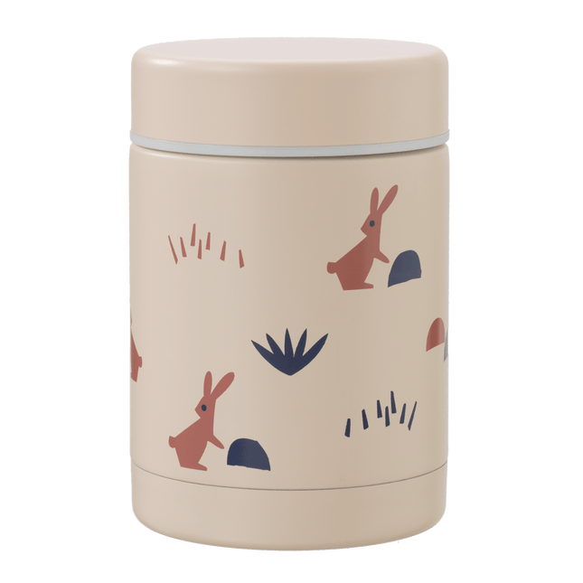 Fresk Thermosbak Rabbit Sandshell 300ml - Fresk - Babywinkel - 8720574694826