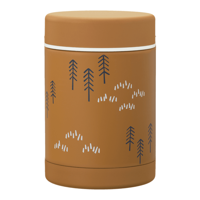Fresk Thermosbak Woods Spruce Yellow 300ml - Fresk - Babywinkel - 8720574694833