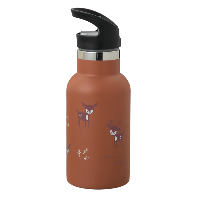 Fresk Thermosfles Deer Amber Brown 350ml - Fresk - Babywinkel - 8720574694857