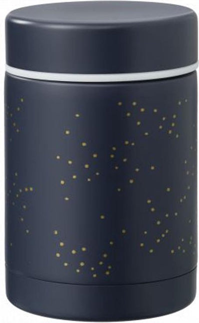 Fresk Thermosfles Food Jar Indigo Dots 300ml - Fresk - Babywinkel - 8720088957950