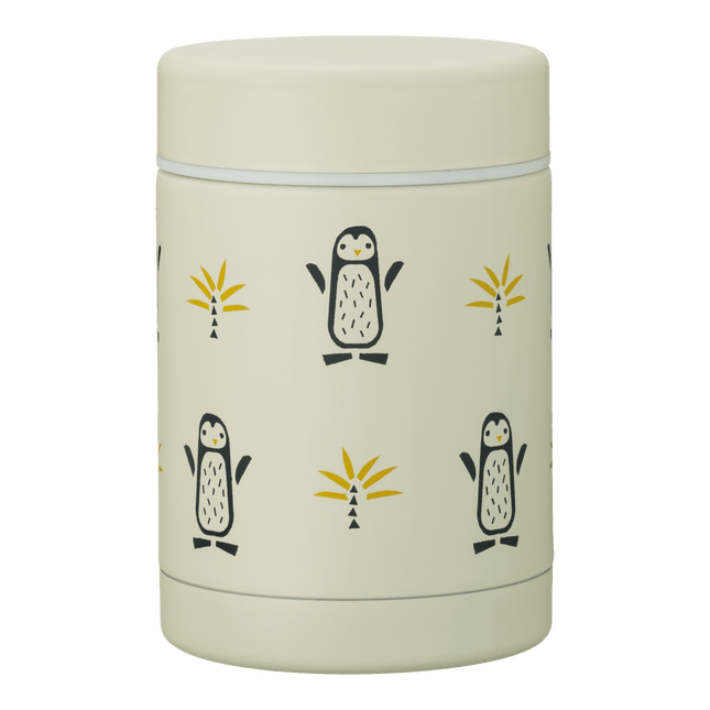 Fresk Thermosfles Food Jar Pinguin 300ml - Fresk - Babywinkel - 8720088957882