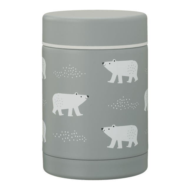 Fresk Thermosfles Food Jar Polar Bear 300ml - Fresk - Babywinkel - 8720088957912