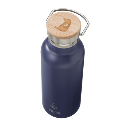 Fresk Thermosfles Polar Bear Nightshadow Blue 500ml - Fresk - Babywinkel - 8720088951828