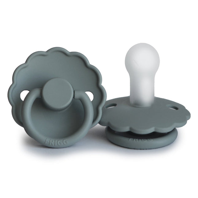 Frigg Speen Maat 1 Daisy French Gray Silicone - Frigg - Babywinkel - 5715239009773