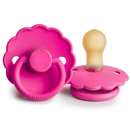 Frigg Speen Maat 1 Daisy Fuchsia Latex - Frigg - Babywinkel - 5715239023281