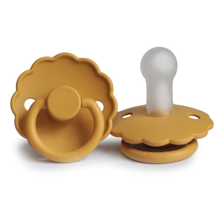 Frigg Speen Maat 1 Daisy Honey Gold Silicone - Frigg - Babywinkel - 5715239009797