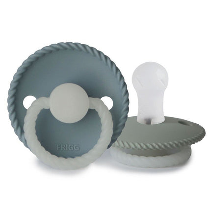 Frigg Speen Maat 1 Rope Night Stone Blue/Sage Silicone 2 - Pack - Frigg - Babywinkel - 5715239019635