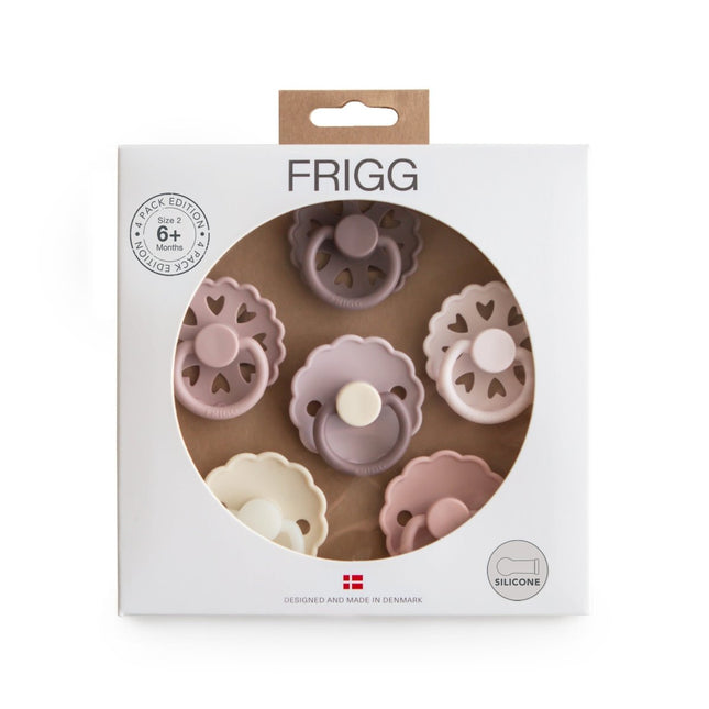 Frigg Speen Maat 2 Blooming Love Silicone 6St - Frigg - Babywinkel - 5715239029481
