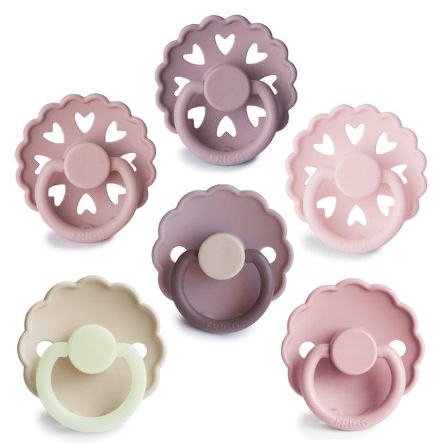 Frigg Speen Maat 2 Blooming Love Silicone 6St - Frigg - Babywinkel - 5715239029481