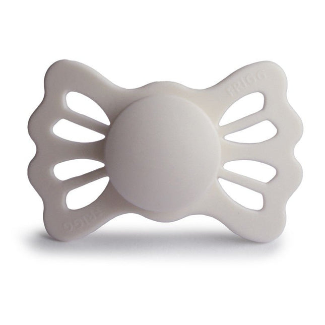 Frigg Speen Maat 2 Lucky Symmetrical Silver Gray Silicone - Frigg - Babywinkel - 5715239018140