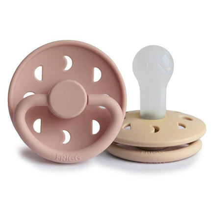 Frigg Speen Maat 2 Moon Blush/Croissant Silicone 2 - Pack - Frigg - Babywinkel - 5715239012094