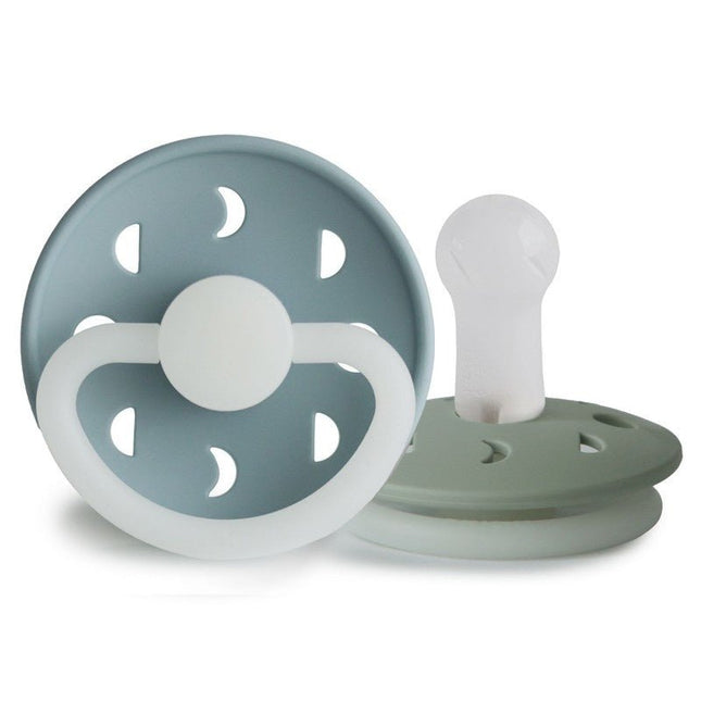 Frigg Speen Maat 2 Moon Night Tw.Mauve/Blush Silicone 2 - Pack - Frigg - Babywinkel - 5715239019765
