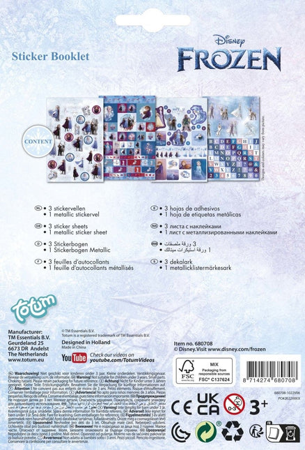 Frozen Stickerboek - Babywinkel - 8714274680708